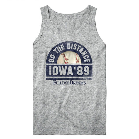 Field Of Dreams Gray Heather Adult Tank