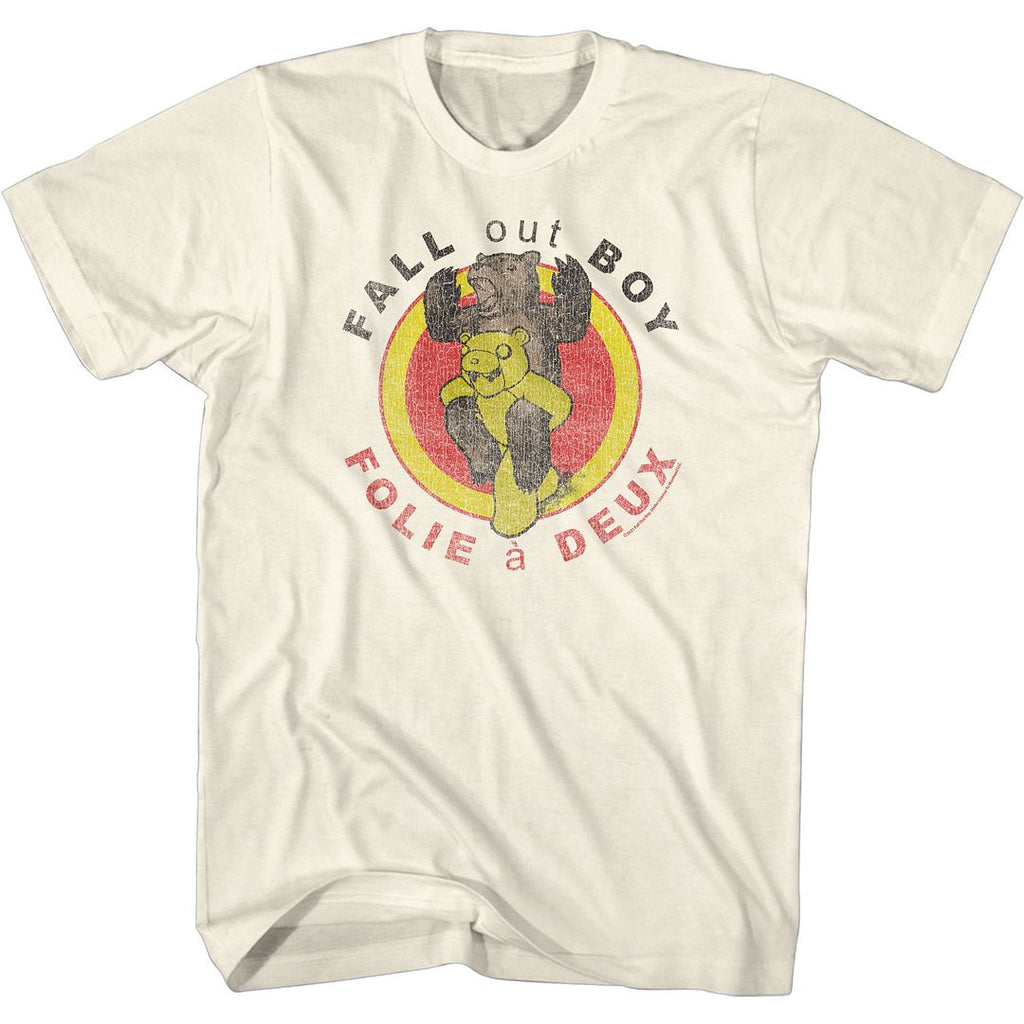 Fall Out Boy Natural Adult S/S Tshirt