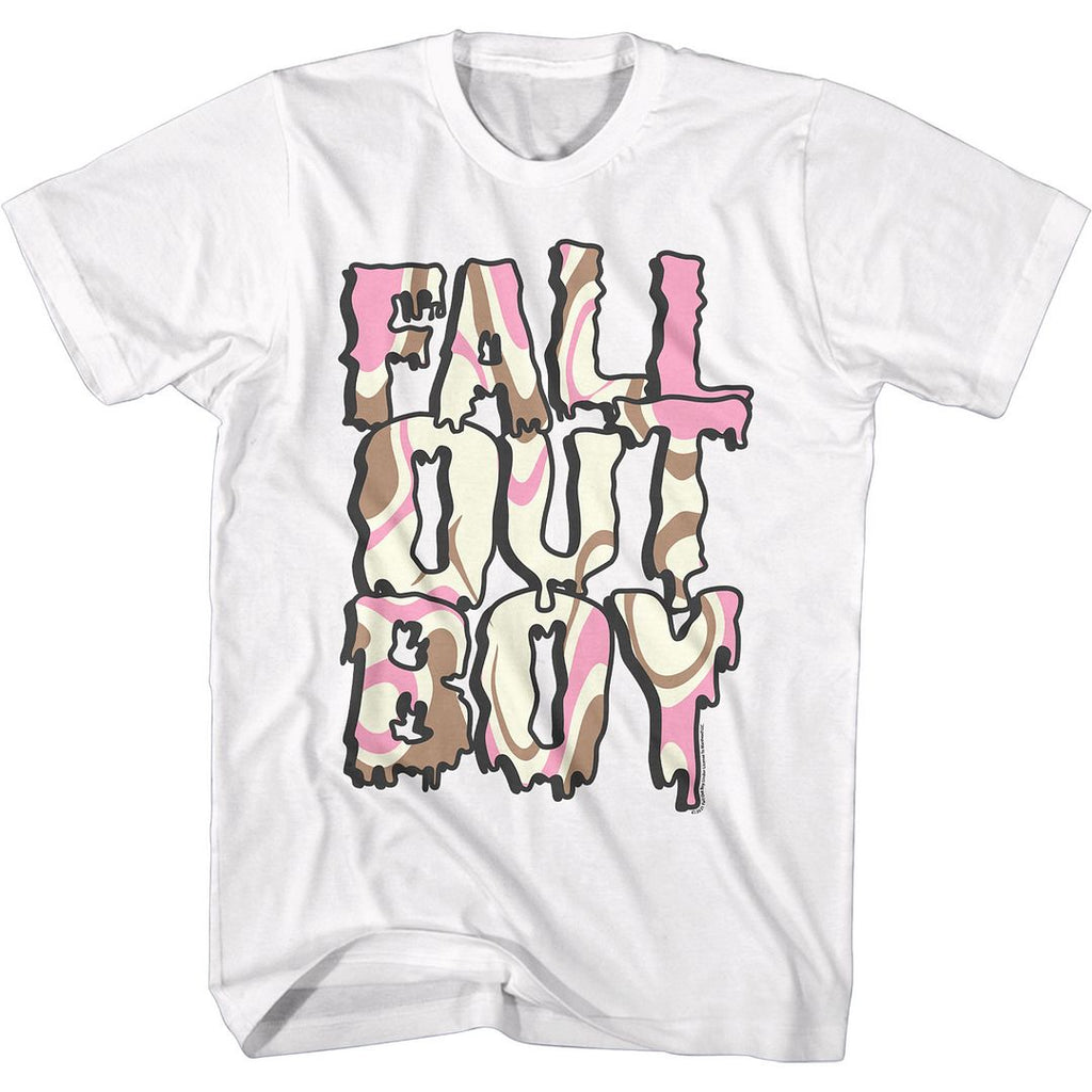 Fall Out Boy White Adult S/S Tshirt