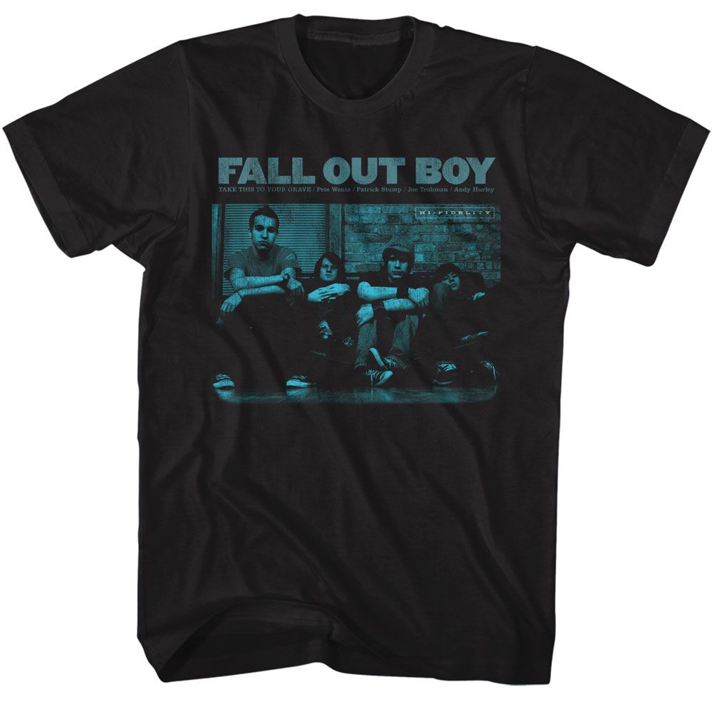 Fall Out Boy Black Adult S/S Tshirt