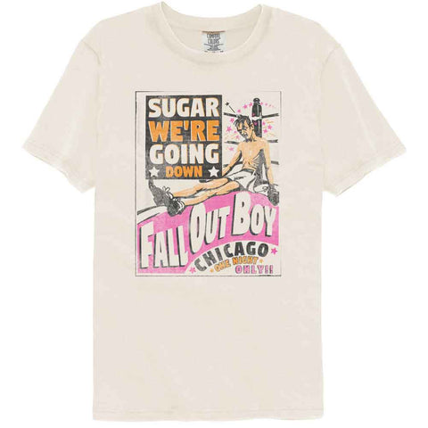 Fall Out Boy Ivory Adult S/S Comfort Color Tshirt