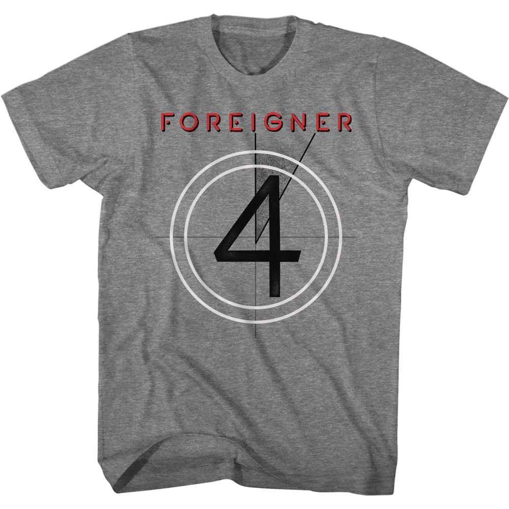 Foreigner Graphite Heather Adult S/S Tshirt