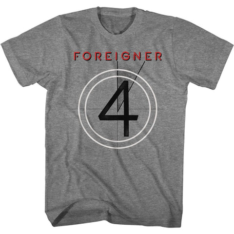 Foreigner Graphite Heather Adult S/S Tshirt