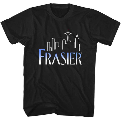 Frasier Black Adult Short Sleeve Tshirt