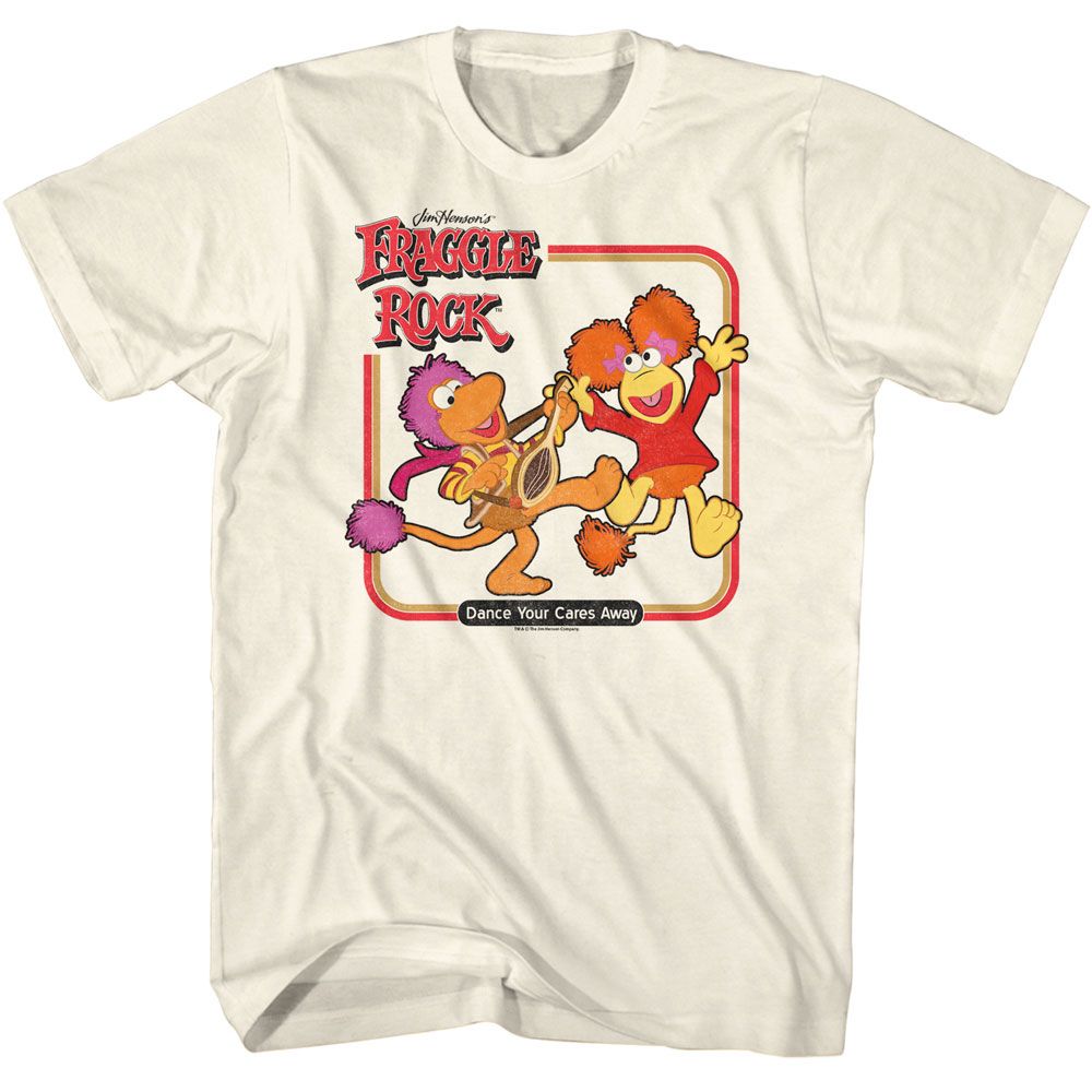 Fraggle Rock Natural Adult Short Sleeve Tshirt