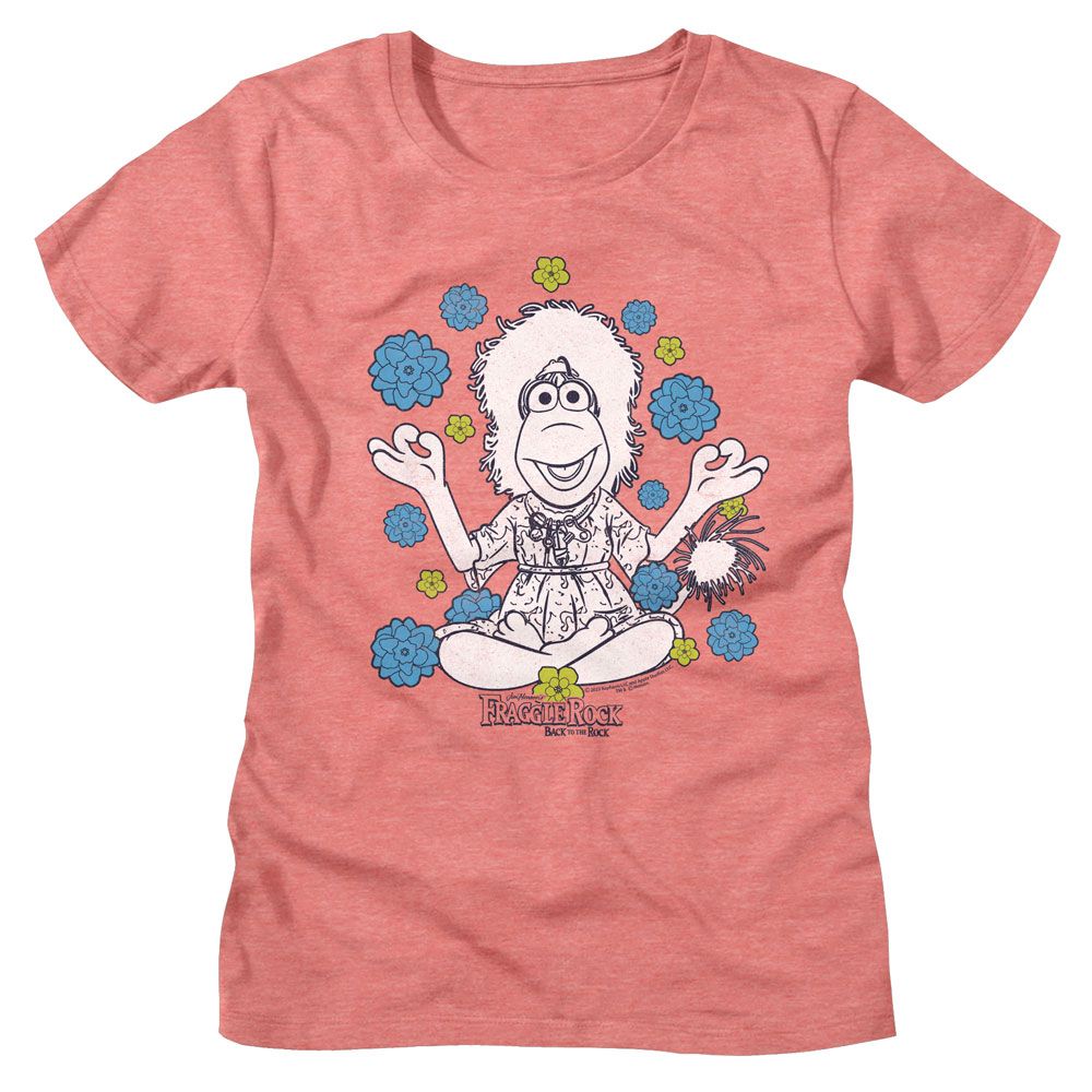 Fraggle Rock Sunset Heather Ladies Short Sleeve Tshirt