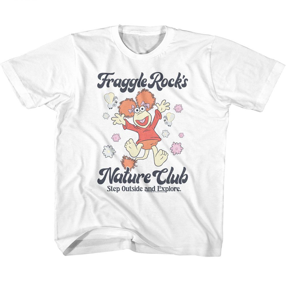 Fraggle Rock White Youth Short Sleeve Tshirt