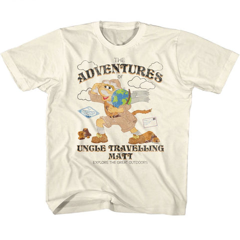 Fraggle Rock Natural Youth Short Sleeve Tshirt