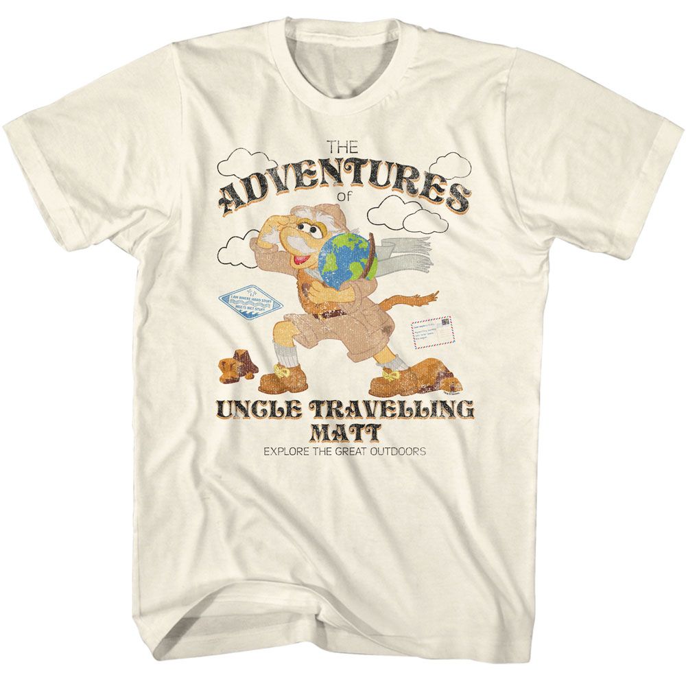 Fraggle Rock Natural Adult Short Sleeve Tshirt