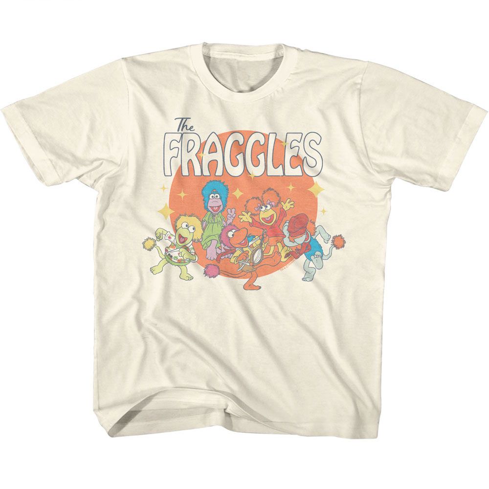 Fraggle Rock Natural Youth Short Sleeve Tshirt