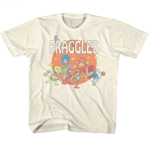 Fraggle Rock Natural Youth Short Sleeve Tshirt