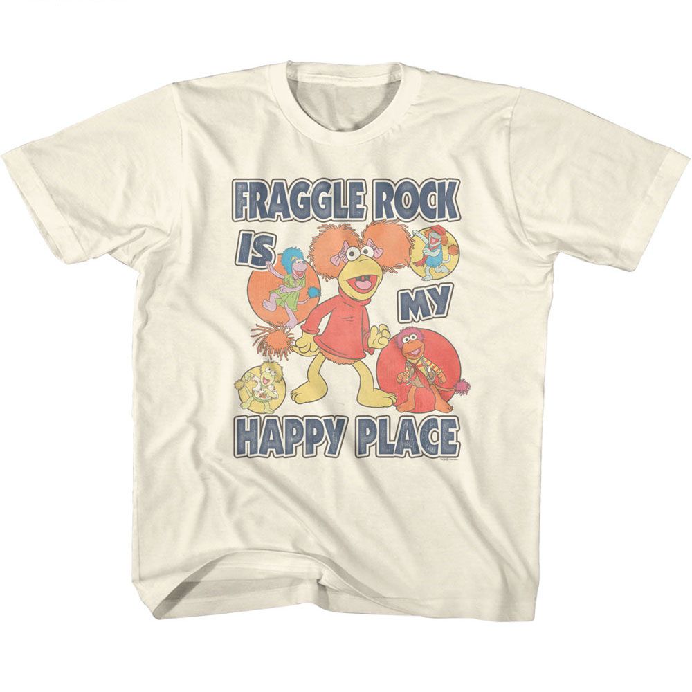 Fraggle Rock Natural Youth Short Sleeve Tshirt