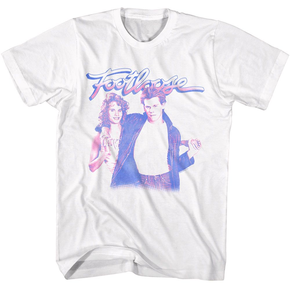 Footloose White Adult Short Sleeve Tshirt
