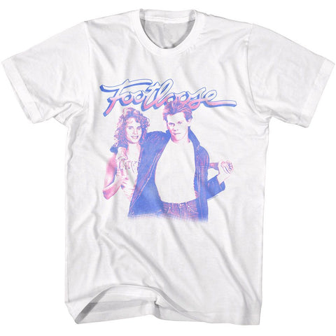 Footloose White Adult Short Sleeve Tshirt