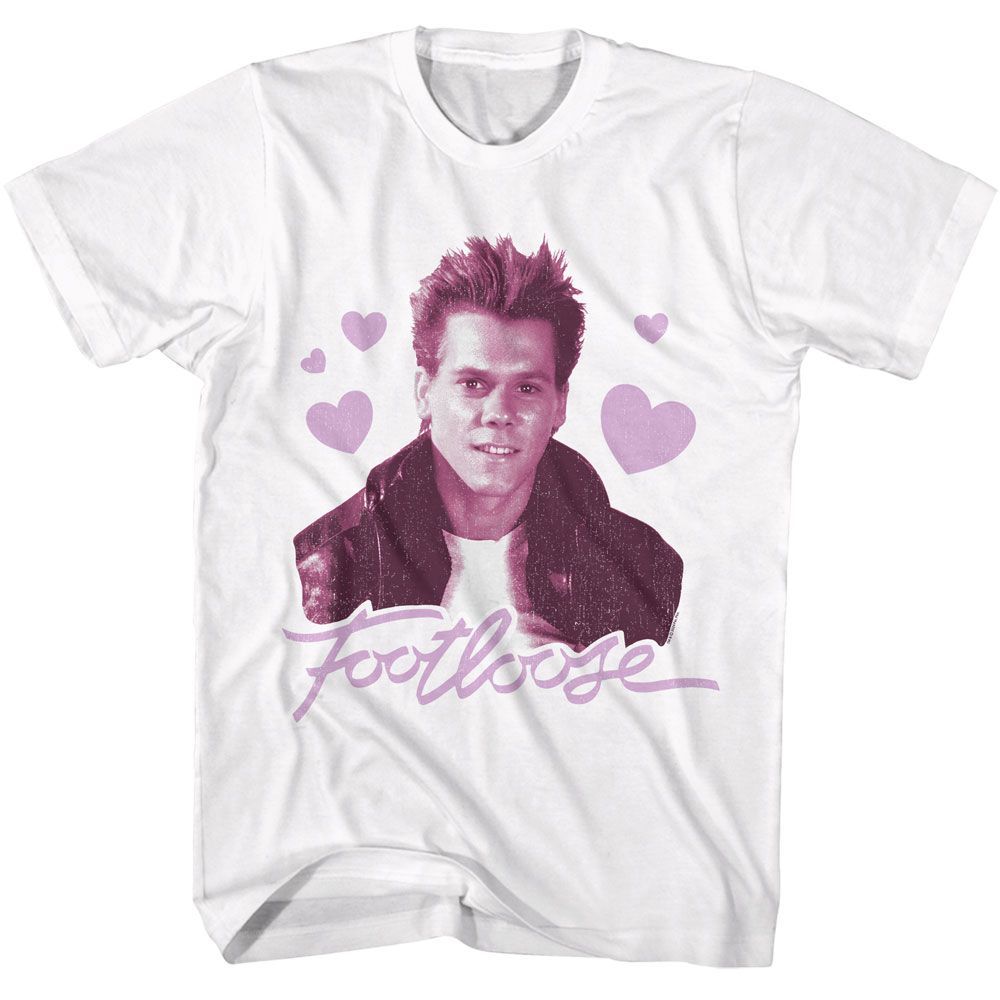 Footloose White Adult Short Sleeve Tshirt