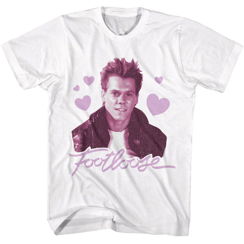 Footloose White Adult Short Sleeve Tshirt