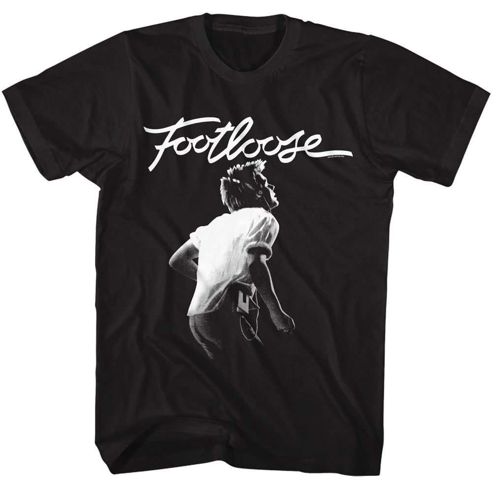 Footloose Black Adult Short Sleeve Tshirt