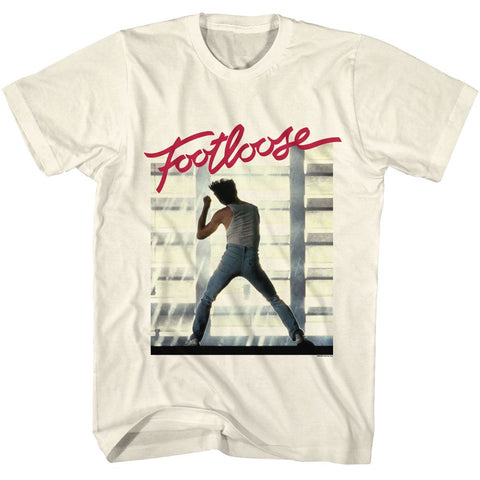 Footloose Natural Adult Short Sleeve Tshirt