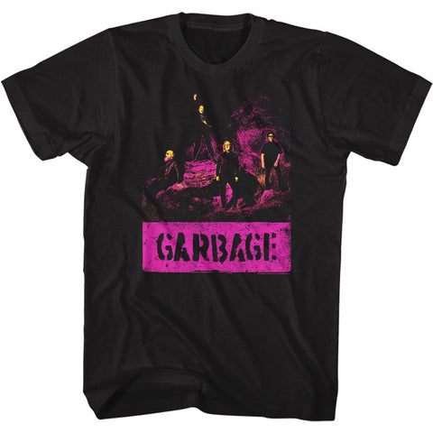 Garbage Black Adult S/S Tshirt