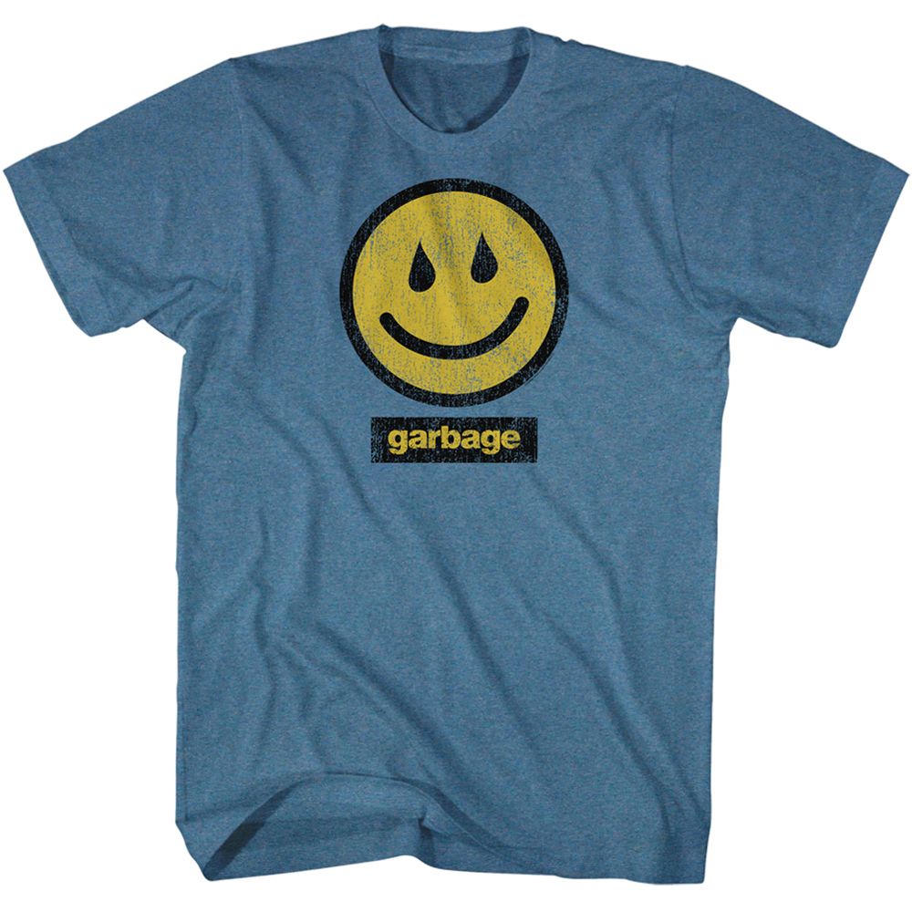 Garbage Indigo Heather Adult S/S Tshirt