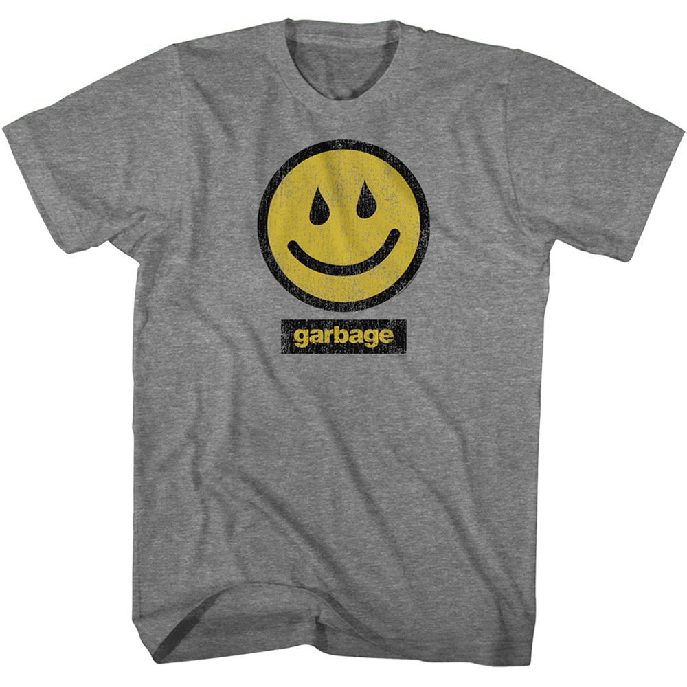 Garbage Graphite Heather Adult S/S Tshirt
