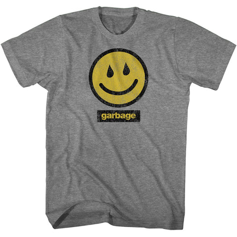 Garbage Graphite Heather Adult S/S Tshirt