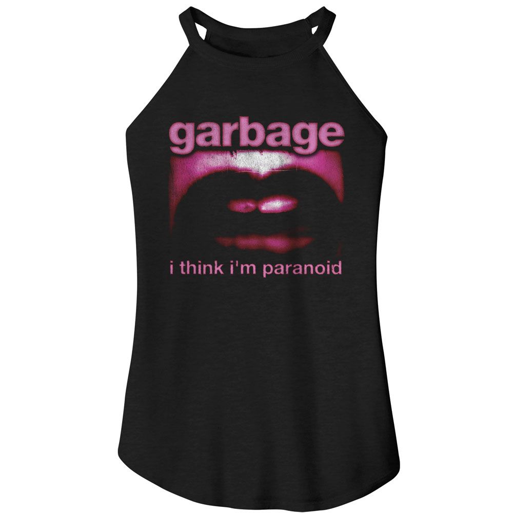 Garbage Black Ladies Sleeveless Rocker Tank