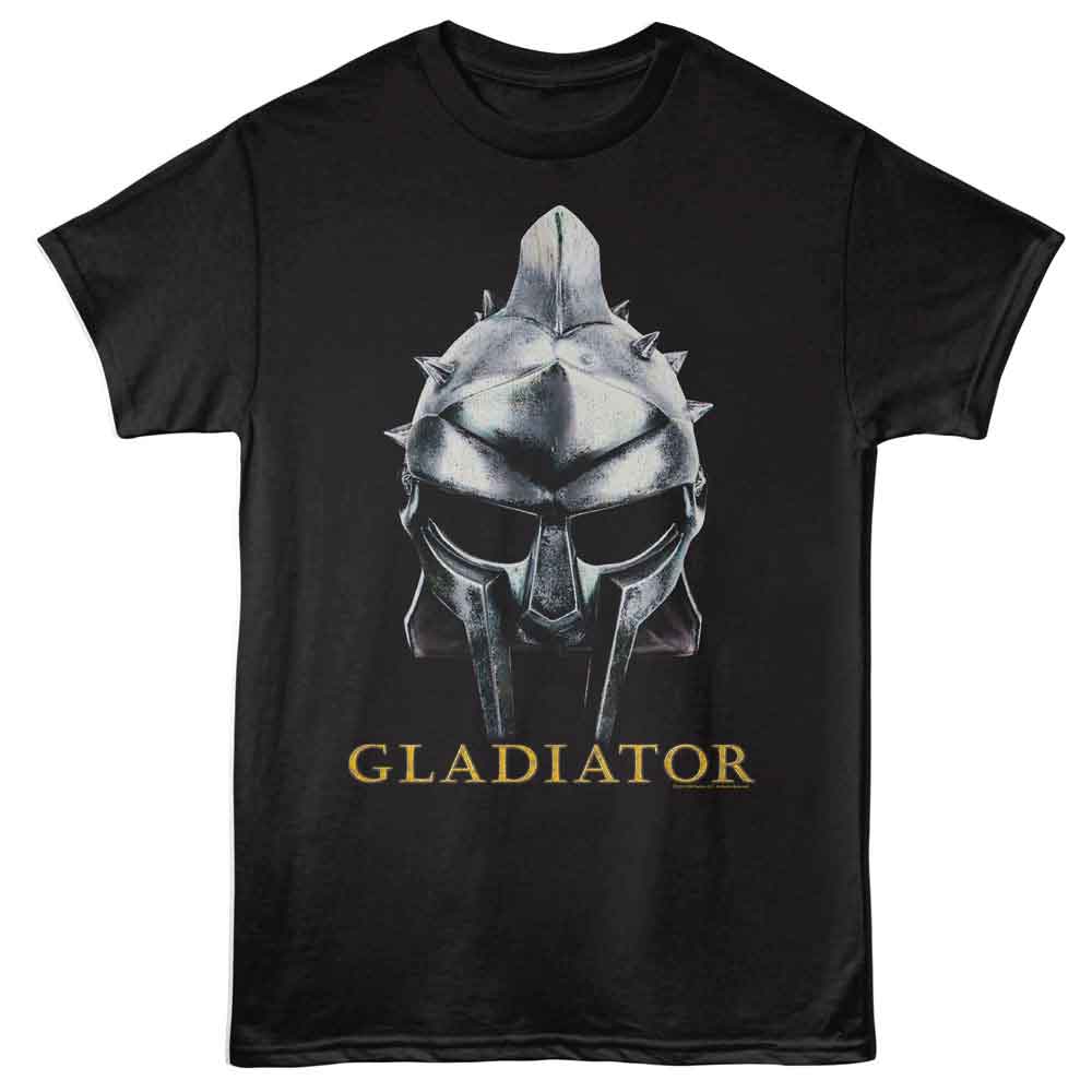Gladiator Black Adult Short Sleeve Tshirt