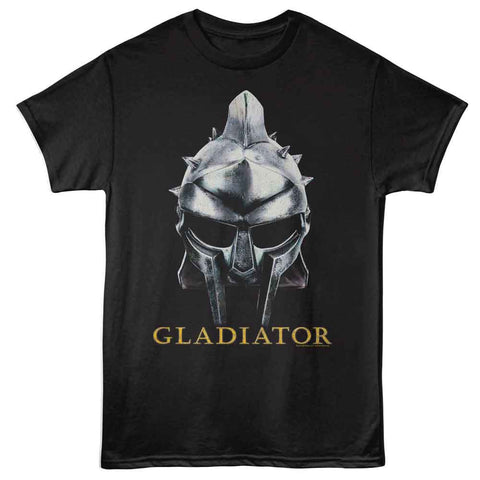 Gladiator Black Adult Short Sleeve Tshirt