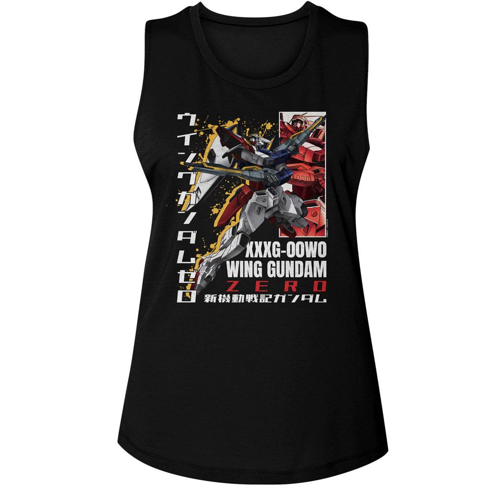Gundam Black Ladies Muscle Tank