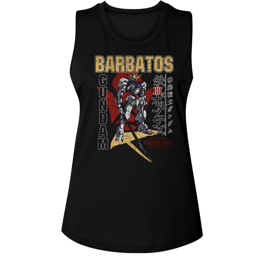 Gundam Black Ladies Muscle Tank