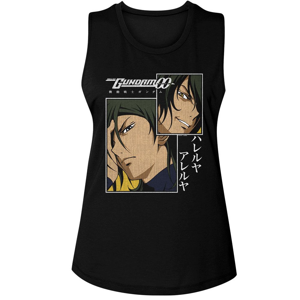 Gundam Black Ladies Muscle Tank