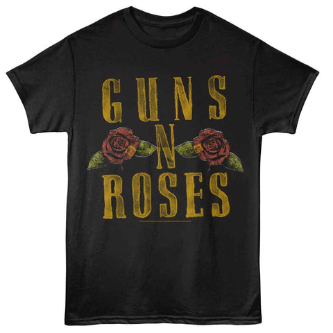 Guns N Roses Black Adult S/S Tshirt