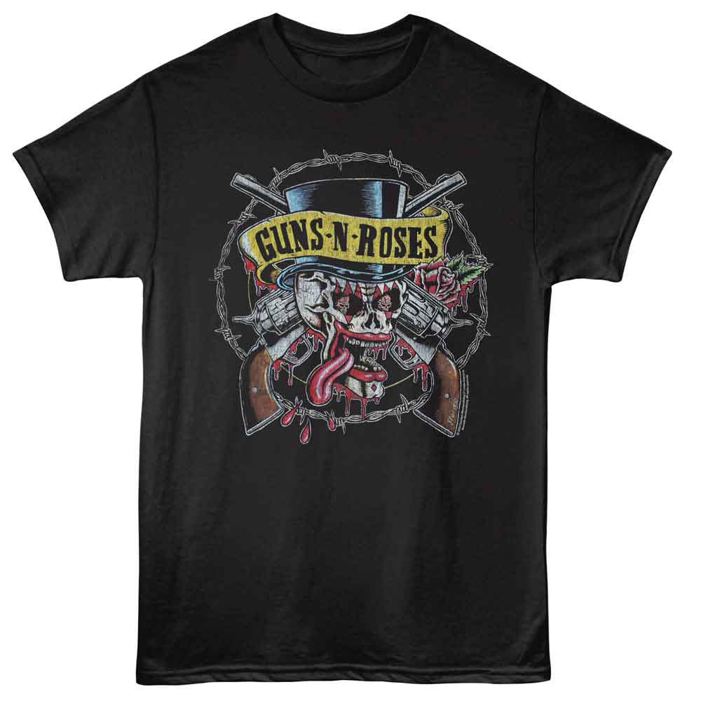 Guns N Roses Black Adult S/S Tshirt