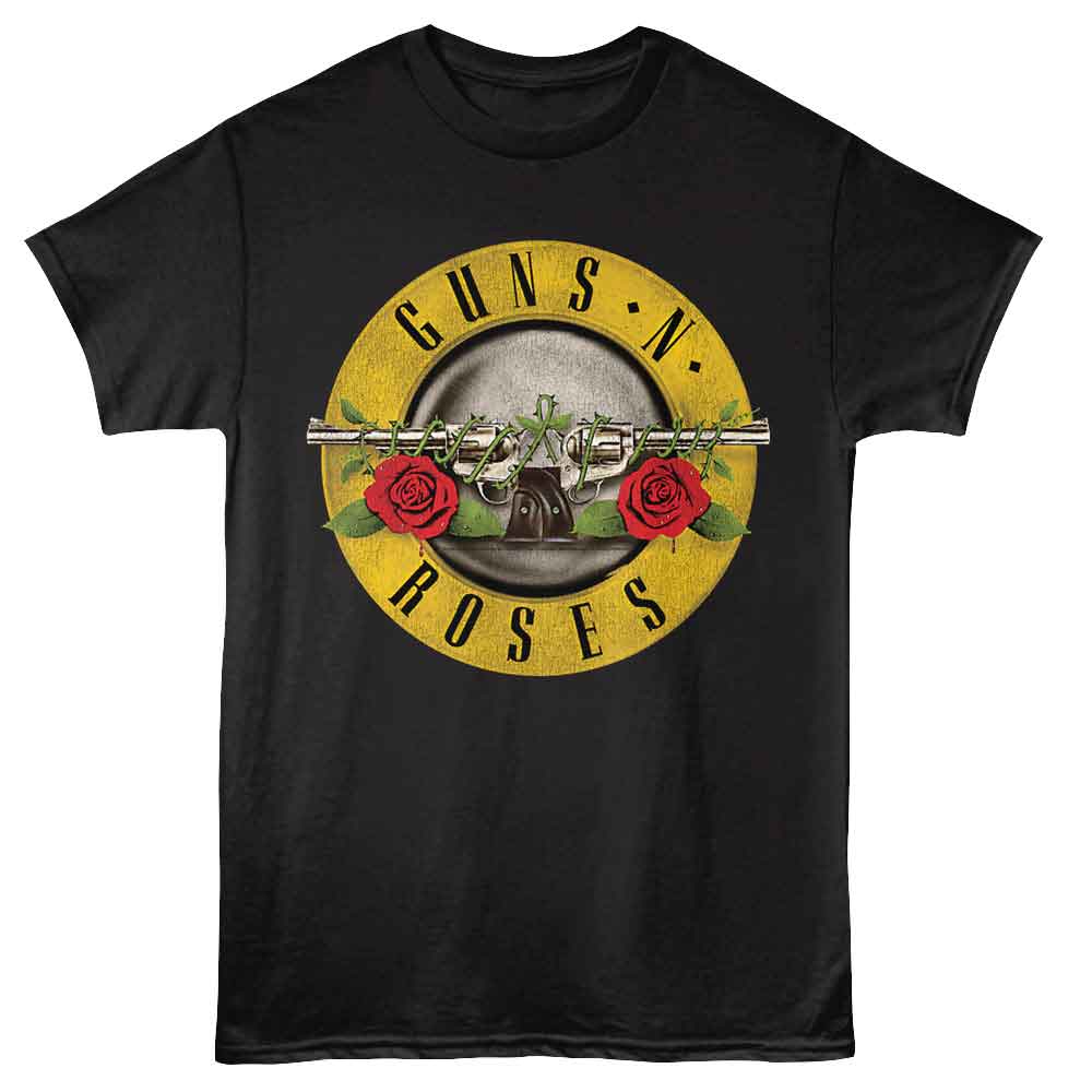 Guns N Roses Black Adult S/S Tshirt
