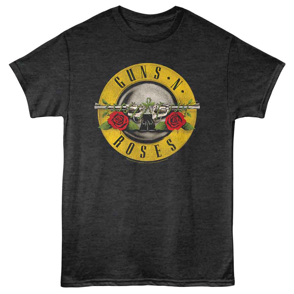 Guns N Roses Black Heather Adult S/S Tshirt