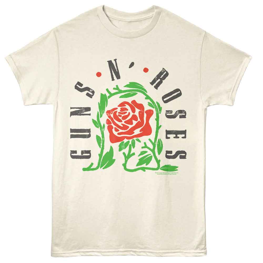Guns N Roses Natural Adult S/S Tshirt