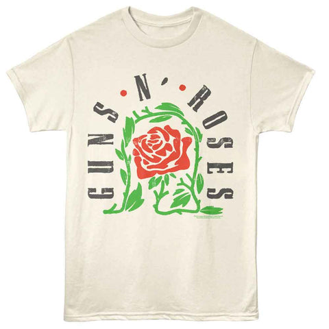 Guns N Roses Natural Adult S/S Tshirt