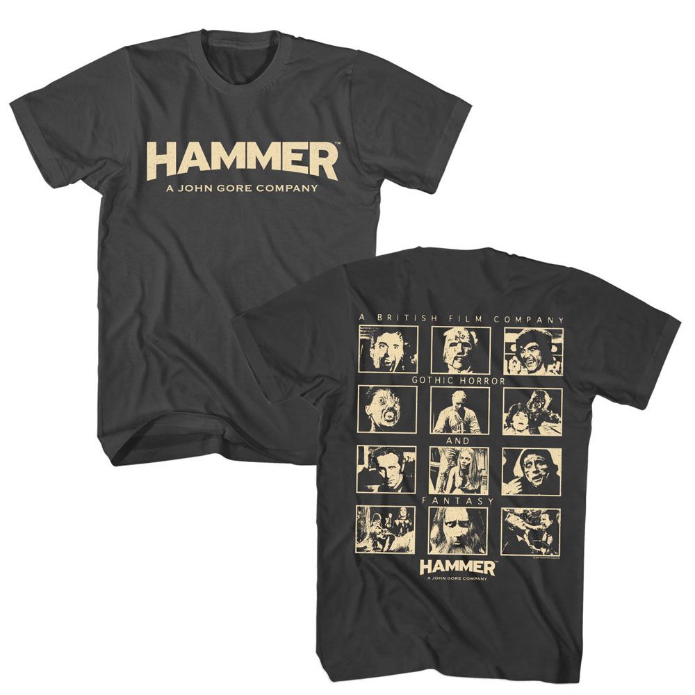Hammer Horror Smoke Adult Short Sleeve Tshirt