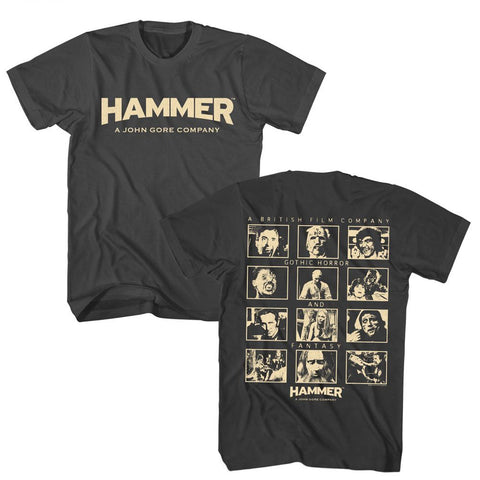 Hammer Horror Smoke Adult Short Sleeve Tshirt