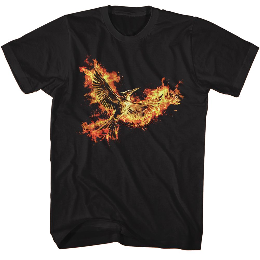 Hunger Games Black Adult Short Sleeve Tshirt