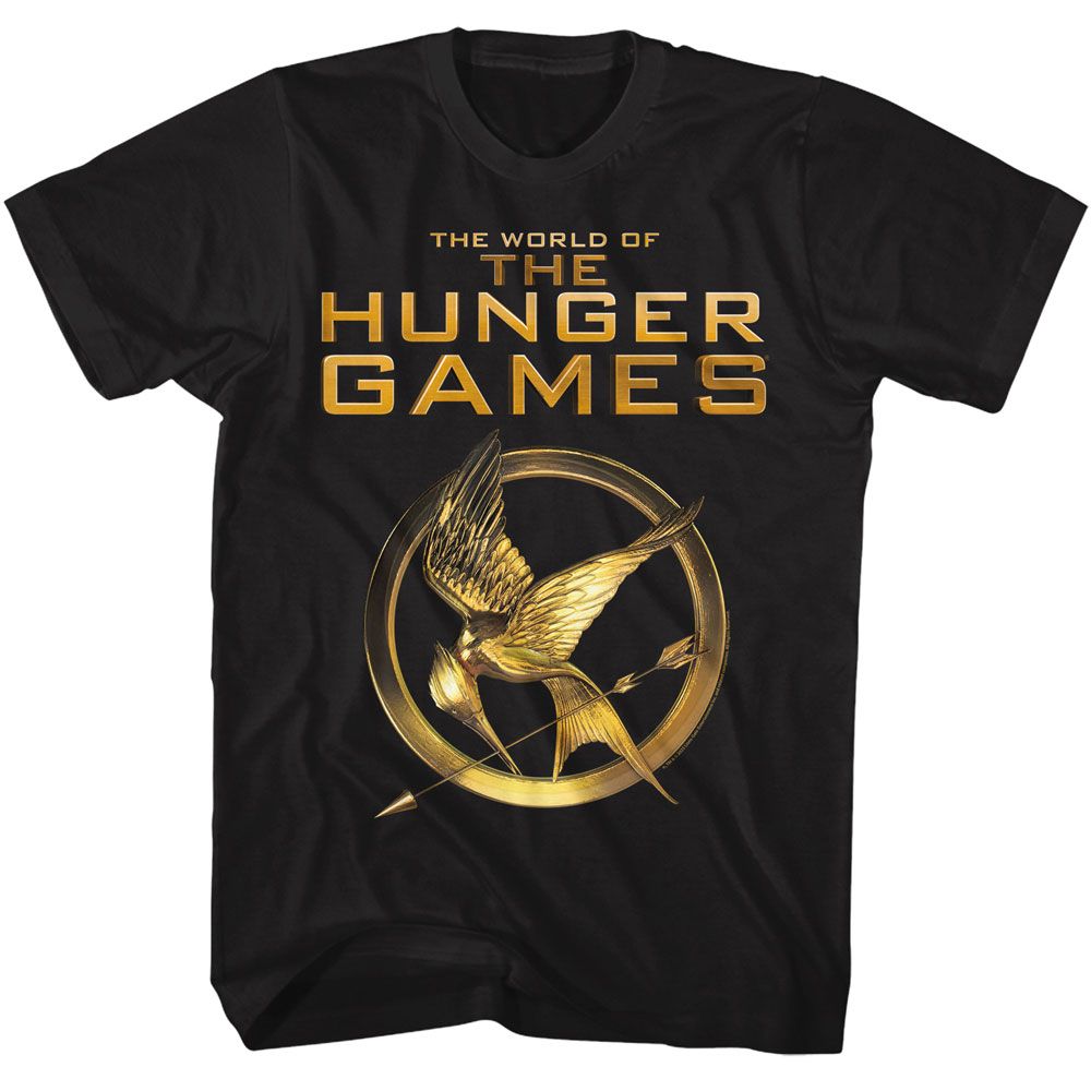 Hunger Games Black Adult Short Sleeve Tshirt