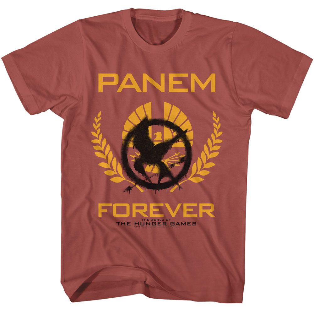 Hunger Games Terracotta Adult Short Sleeve Tshirt