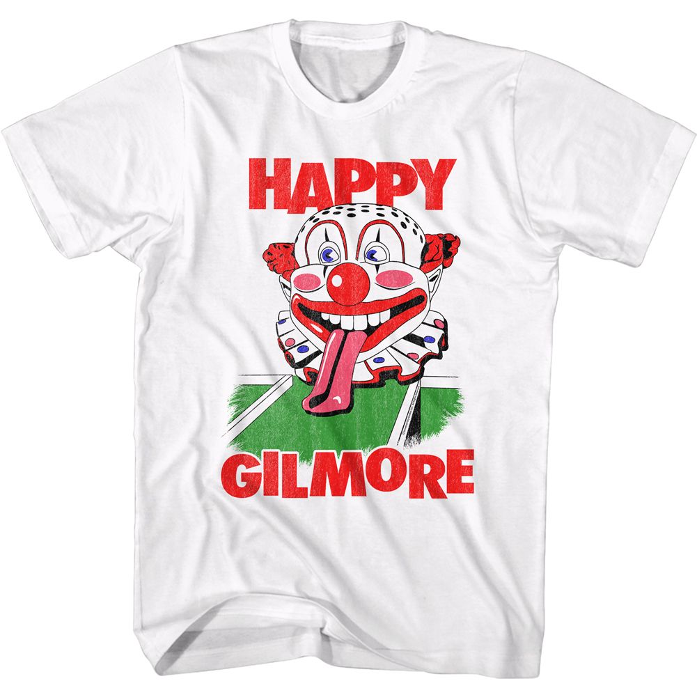 Happy Gilmore White Adult Short Sleeve Tshirt