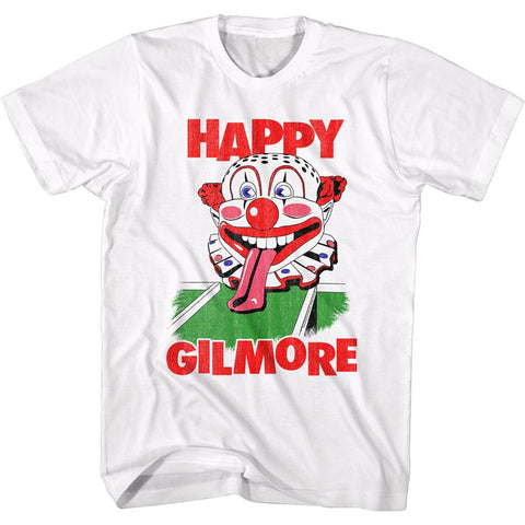 Happy Gilmore White Adult Short Sleeve Tshirt