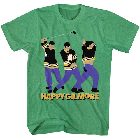 Happy Gilmore Kelly Heather Adult Short Sleeve Tshirt