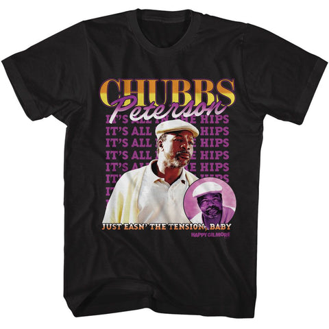 Happy Gilmore Black Adult Short Sleeve Tshirt