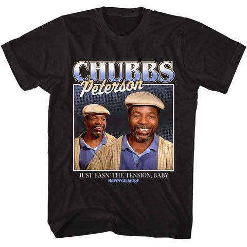 Happy Gilmore Black Adult Short Sleeve Tshirt