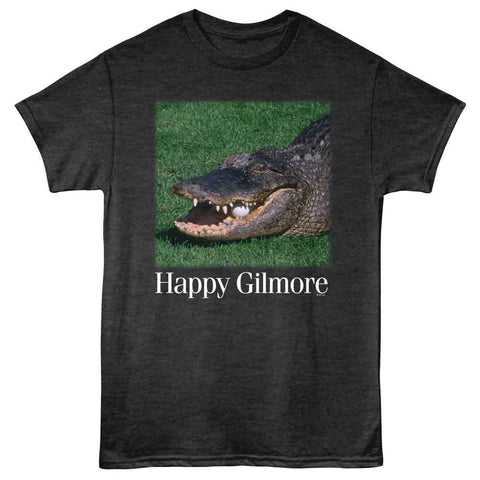 Happy Gilmore Black Heather Adult Short Sleeve Tshirt