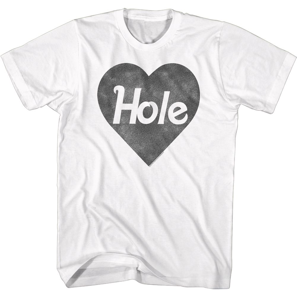 Hole White Adult S/S Tshirt